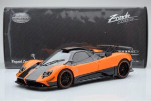 Pagani Zonda Cinque Pomarańczowy St Tropez Almost Real 1:18 850603001 Metal — zdjęcie 2 z 8