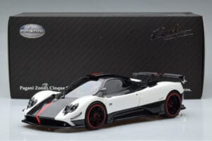 Pagani Zonda Cinque Biały Benny Almost Real 1:18 850601001 Metal — zdjęcie 12 z 12