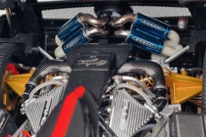 Pagani Zonda Cinque Biały Benny Almost Real 1:18 850601001 Metal — zdjęcie 9 z 12