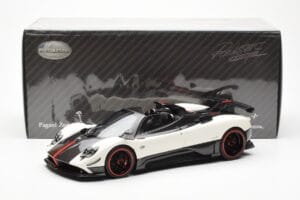 Pagani Zonda Cinque Roadster Biały Benny Almost Real 1:18 850611001 Metal — zdjęcie 8 z 8