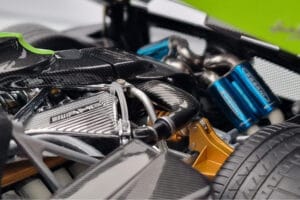 Pagani Zonda Cinque Zielony Firenze Almost Real 1:18 850602001 Metal — zdjęcie 11 z 15