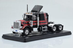 Peterbilt 359 Czarny Czerwony IXO 1:43 TR158 Metal