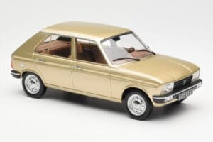 Peugeot 104 GR Beżowy Metalik Norev 1:18 184904 Metal — zdjęcie 4 z 6