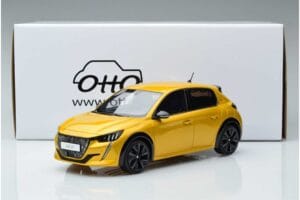 Peugeot 208 GT Line Żółty Otto 1:18 OT930 Żywica — zdjęcie 6 z 6