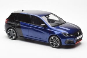 Peugeot 308 GTI Magnetic Niebieski Czarny Otto 1:18 OT922 Żywica — zdjęcie 4 z 6