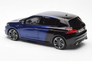 Peugeot 308 GTI Magnetic Niebieski Czarny Otto 1:18 OT922 Żywica — zdjęcie 5 z 6