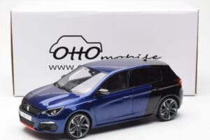 Peugeot 308 GTI Magnetic Niebieski Czarny Otto 1:18 OT922 Żywica — zdjęcie 6 z 6