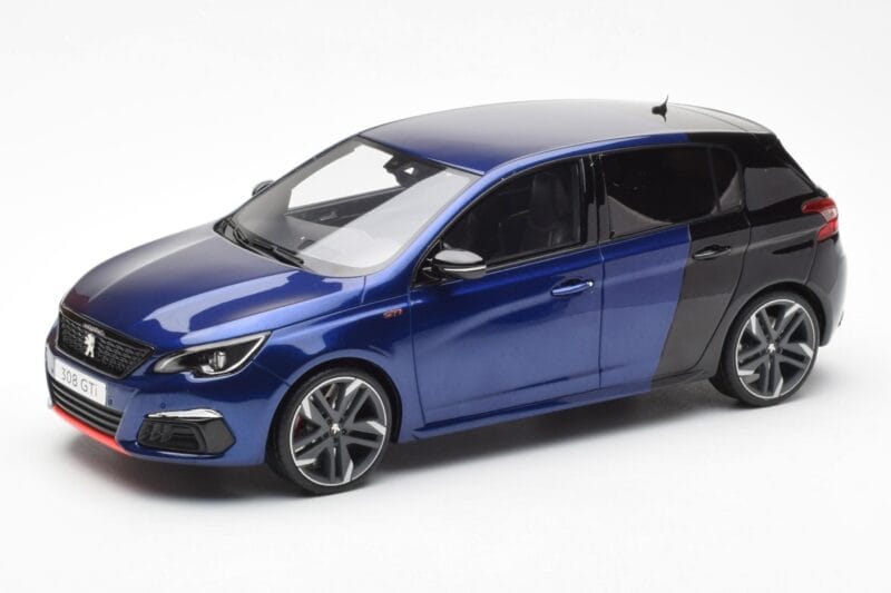Peugeot 308 GTI Magnetic Niebieski Czarny Otto 1:18 OT922 Żywica