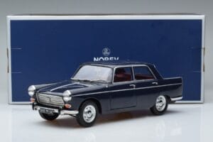 Peugeot 404 Niebieski Norev 1:18 184836 Metal — zdjęcie 7 z 7