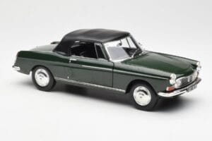 Peugeot 404 Kabriolet Antique Green Edycja Limitowana Norev 1:18 184829 Metal — zdjęcie 6 z 8