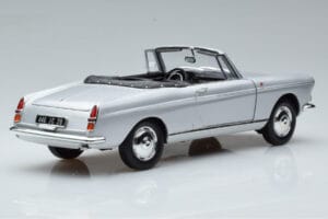 Peugeot 404 Kabriolet Srebrny Norev 1:18 184835 Metal — zdjęcie 3 z 8