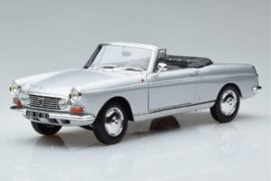 Peugeot 404 Kabriolet Srebrny Norev 1:18 184835 Metal