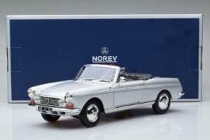 Peugeot 404 Kabriolet Srebrny Norev 1:18 184835 Metal — zdjęcie 8 z 8
