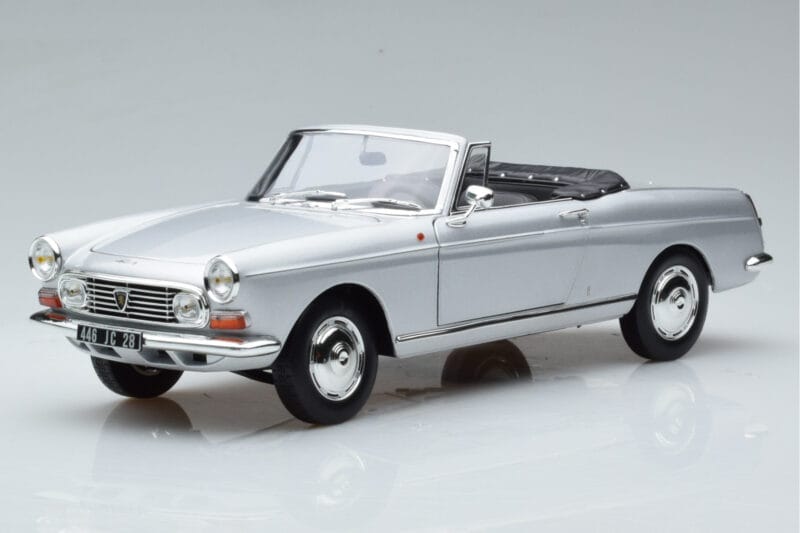 Peugeot 404 Kabriolet Srebrny Norev 1:18 184835 Metal