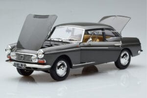 Peugeot 404 Coupe Graphite Szary Norev 1:18 184834 Metal — zdjęcie 2 z 7