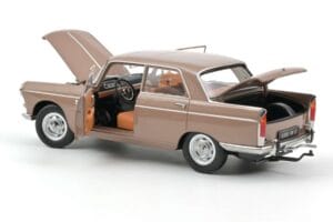 Peugeot 404 Z Przyczepą Kempingową Henon Norev 1:18 184837 Metal — zdjęcie 3 z 7