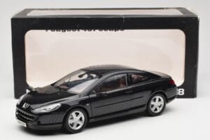 Peugeot 407 Coupe Czarny Norev 1:18 184752 Metal — zdjęcie 8 z 8