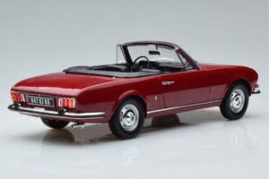 Peugeot 504 Kabriolet Czerwony Norev 1:18 184818 Metal — zdjęcie 3 z 8