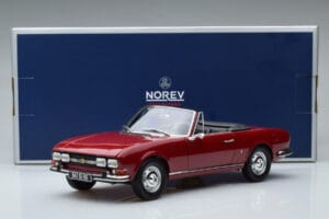 Peugeot 504 Kabriolet Czerwony Norev 1:18 184818 Metal — zdjęcie 8 z 8