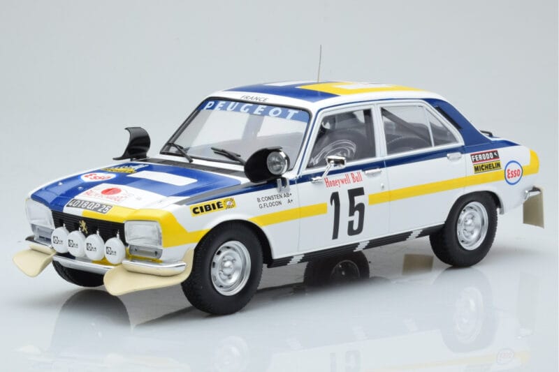 Peugeot 504 Ti #15 B. Consten Rally Morocco 1975 IXO 1:18 18RMC044C Metal
