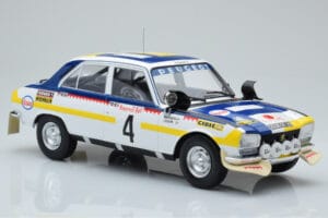 Peugeot 504 Ti #4 T. Makinen / H. Liddon Rally Morocco 1975 IXO 1:18 18RMC044B Metal — zdjęcie 4 z 6