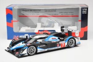 Peugeot 908 HDI FAP LMP1 #7 N. Minassian / P. Lamy / C. Klien 6th Place 24 Hours of Le Mans 2009 Minichamps 1:18 150091207 Me — zdjęcie 6 z 6