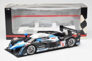Peugeot 908 HDI FAP LMP1 #8 M. Lamy / S. Sarrazin / A. Wurz 5th Place 24 Hours of Le Mans 2008 Minichamps 1:18 150081208 Meta — zdjęcie 6 z 6