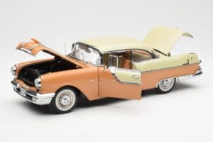 Pontiac Star Chief Hardtop Czerwony Biały Sun Star 1:18 5043 Metal — zdjęcie 2 z 8