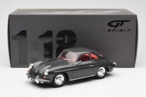 Porsche 356B 2000 GS Carrera 2 Szary GT Spirit 1:18 GT793 Żywica — zdjęcie 6 z 6