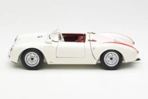 Porsche 550 Spyder 70 Years Edition Biały Schuco 1:18 450033300 Metal — zdjęcie 4 z 8