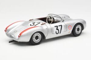 Porsche 550 RS Spyder #37 H. Polensky / R. von Frankenberg 24 Hours of Le Mans 1955 Schuco 1:18 450033400 Metal — zdjęcie 3 z 8