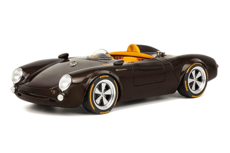 Porsche 550 Spyder Custom By S-Klub Brązowy GT Spirit 1:18 GT416 Żywica