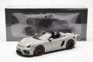 Porsche 718 Spyder Crayon Szary GT Spirit 1:18 GT436 Żywica — zdjęcie 6 z 6