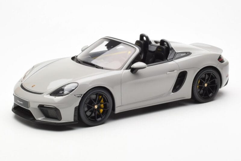 Porsche 718 Spyder Crayon Szary GT Spirit 1:18 GT436 Żywica