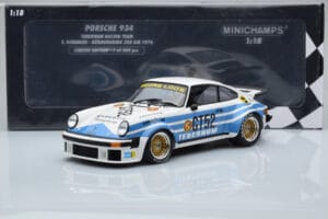 Porsche 911 934 Tebernum Racing Team #52 T. Schenken Nurburgring 300km 1976 Minichamps 1:18 155766452 Metal — zdjęcie 6 z 6