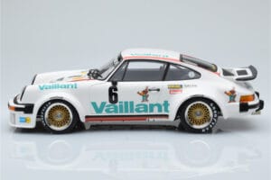Porsche 911 934 Vaillant #6 B. Wollek Norisring EGT 1976 Minichamps 1:18 155766496 Metal — zdjęcie 3 z 6