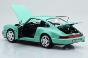 Porsche 911 964 Carrera 2 Mint Zielony Norev 1:18 187327 Metal — zdjęcie 3 z 8