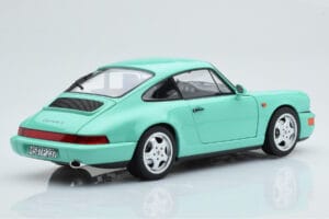 Porsche 911 964 Carrera 2 Mint Zielony Norev 1:18 187327 Metal — zdjęcie 4 z 8
