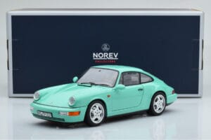 Porsche 911 964 Carrera 2 Mint Zielony Norev 1:18 187327 Metal — zdjęcie 8 z 8