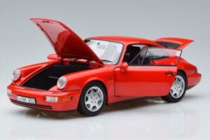 Porsche 911 964 Carrera 2 Czerwony Norev 1:18 187320 Metal — zdjęcie 2 z 7