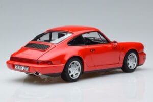 Porsche 911 964 Carrera 2 Czerwony Norev 1:18 187320 Metal — zdjęcie 3 z 7