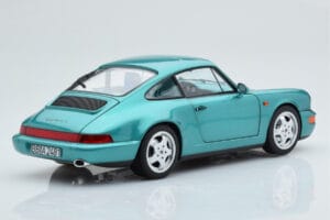 Porsche 911 964 Carrera 2 Wimbledon Zielony Norev 1:18 187329 Metal — zdjęcie 4 z 8