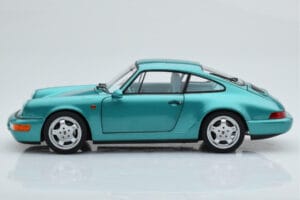 Porsche 911 964 Carrera 2 Wimbledon Zielony Norev 1:18 187329 Metal — zdjęcie 5 z 8