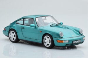 Porsche 911 964 Carrera 2 Wimbledon Zielony Norev 1:18 187329 Metal — zdjęcie 6 z 8