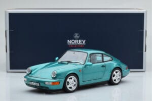 Porsche 911 964 Carrera 2 Wimbledon Zielony Norev 1:18 187329 Metal — zdjęcie 8 z 8