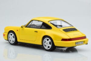 Porsche 911 964 Carrera 2 Żółty Norev 1:18 187328 Metal — zdjęcie 7 z 8