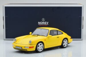 Porsche 911 964 Carrera 2 Żółty Norev 1:18 187328 Metal — zdjęcie 8 z 8