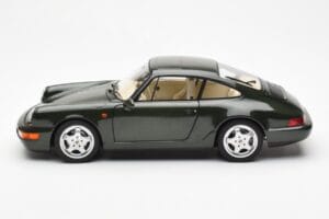 Porsche 911 964 Carrera 4 Zielony Metaliczny Asia Exclusive Norev 1:18 187326 Metal — zdjęcie 4 z 8