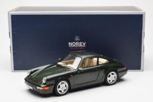 Porsche 911 964 Carrera 4 Zielony Metaliczny Asia Exclusive Norev 1:18 187326 Metal — zdjęcie 8 z 8