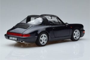 Porsche 911 964 Carrera 4 Targa Niebieski Norev 1:18 187340 Metal — zdjęcie 3 z 8